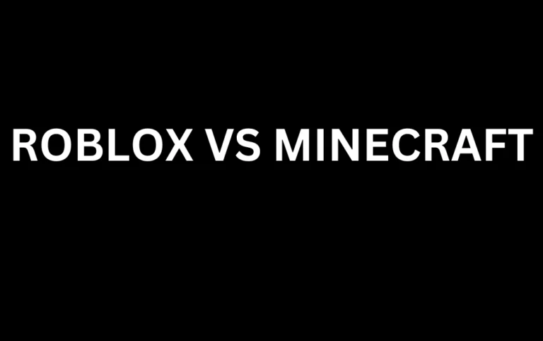 ROBLOX vs MINECRAFT